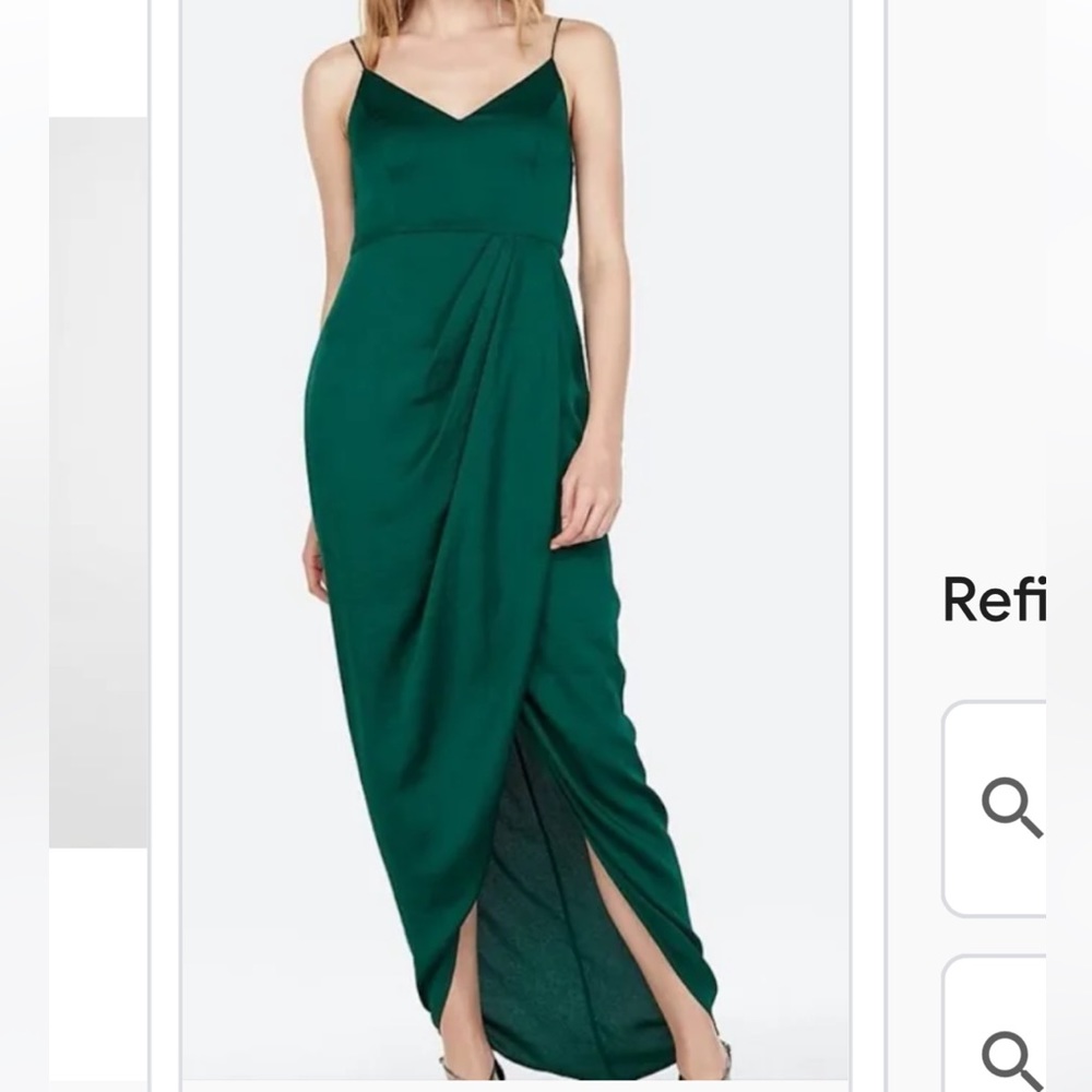 Express green dress